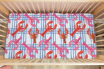 Load image into Gallery viewer, Lobstah Pound | 100% Organic Cotton Muslin Baby Bedding
