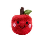 Load image into Gallery viewer, Organic Crocheted Fruit Rattle | Friendly Apple
