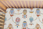 Load image into Gallery viewer, Balloon Parade | 100% Organic Cotton Muslin Baby Bedding
