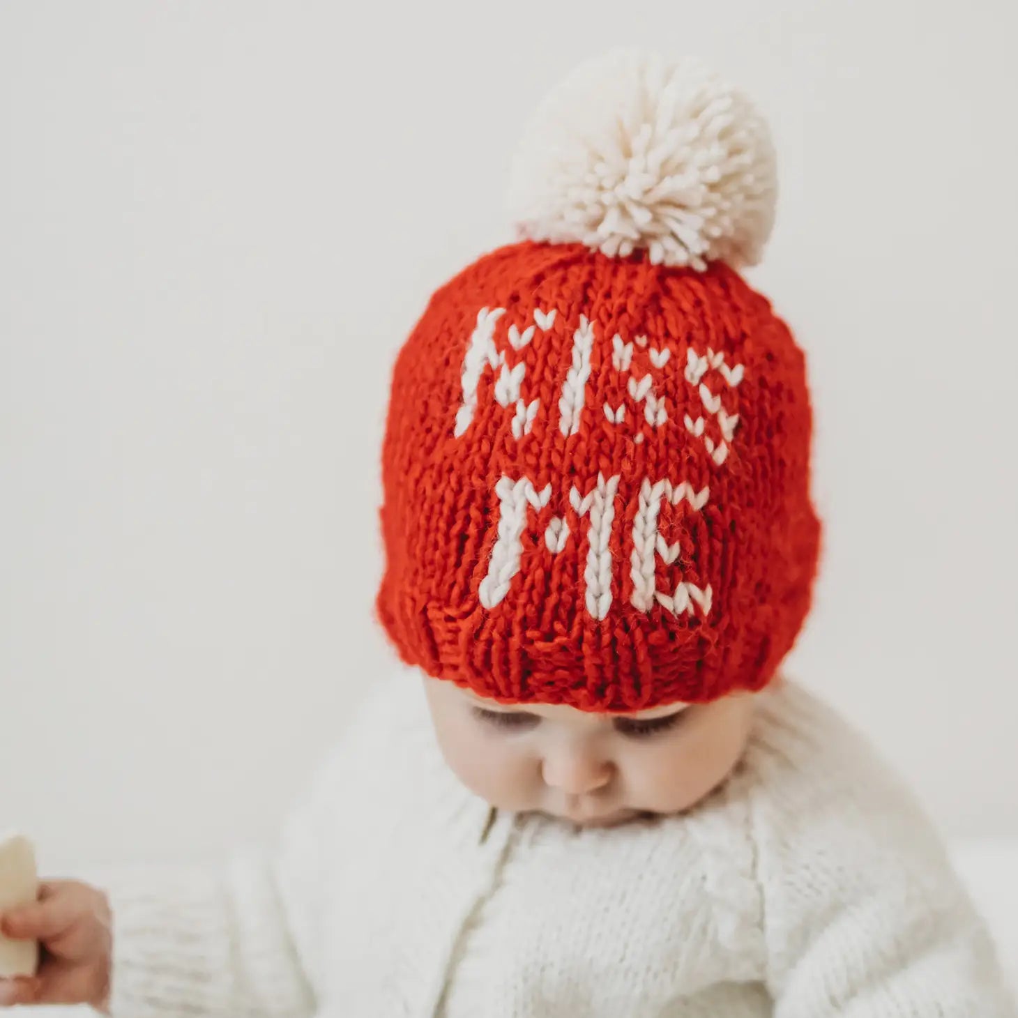 Kiss Me Valentine's Day Hand Knit Beanie Hat