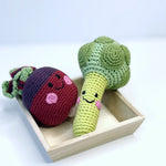 Load image into Gallery viewer, Organic Crocheted Veggie Rattle | Friendly Beet

